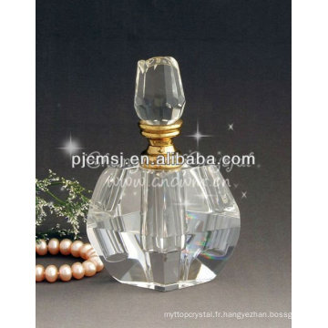 Bouteille cosmétique en verre de cristal de mode pour des cadeaux de réveillon de Noël